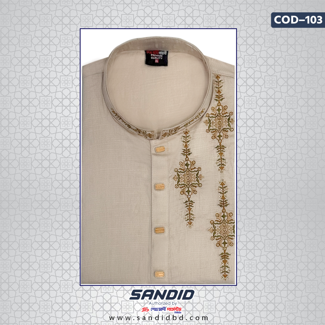 Premium Quality Embroidery Panjabi