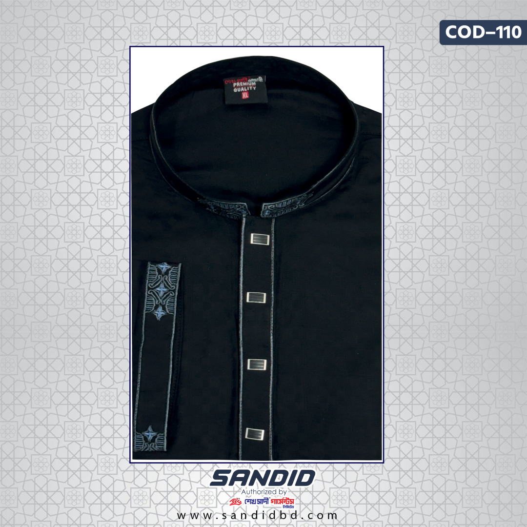 Premium Quality Embroidery Panjabi