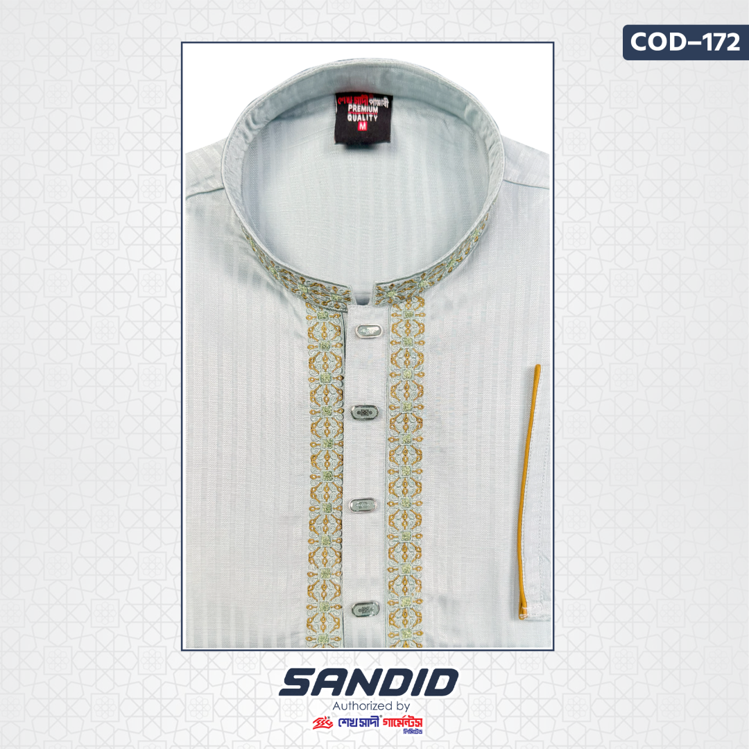 Premium Quality Embroidery Panjabi
