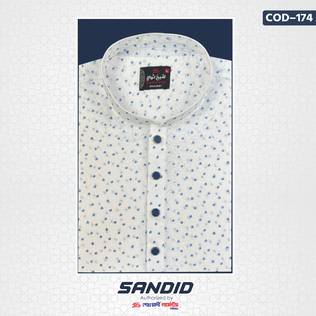 Premium Quality Print Panjbai White