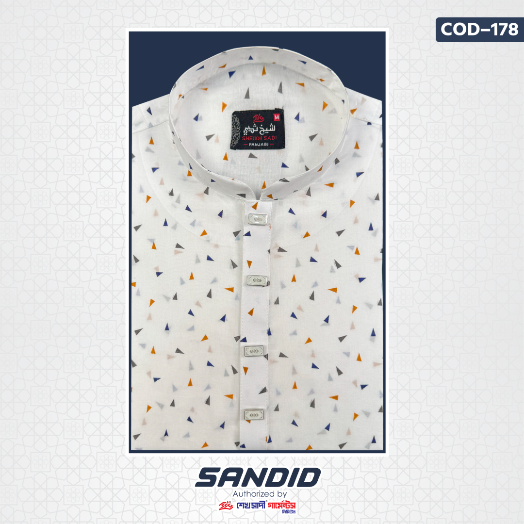 Premium Quality Print Panjbai white