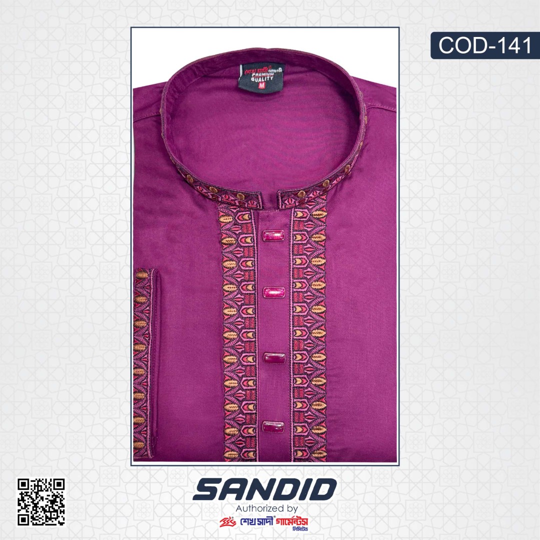 Premium Quality Embroidery Panjabi