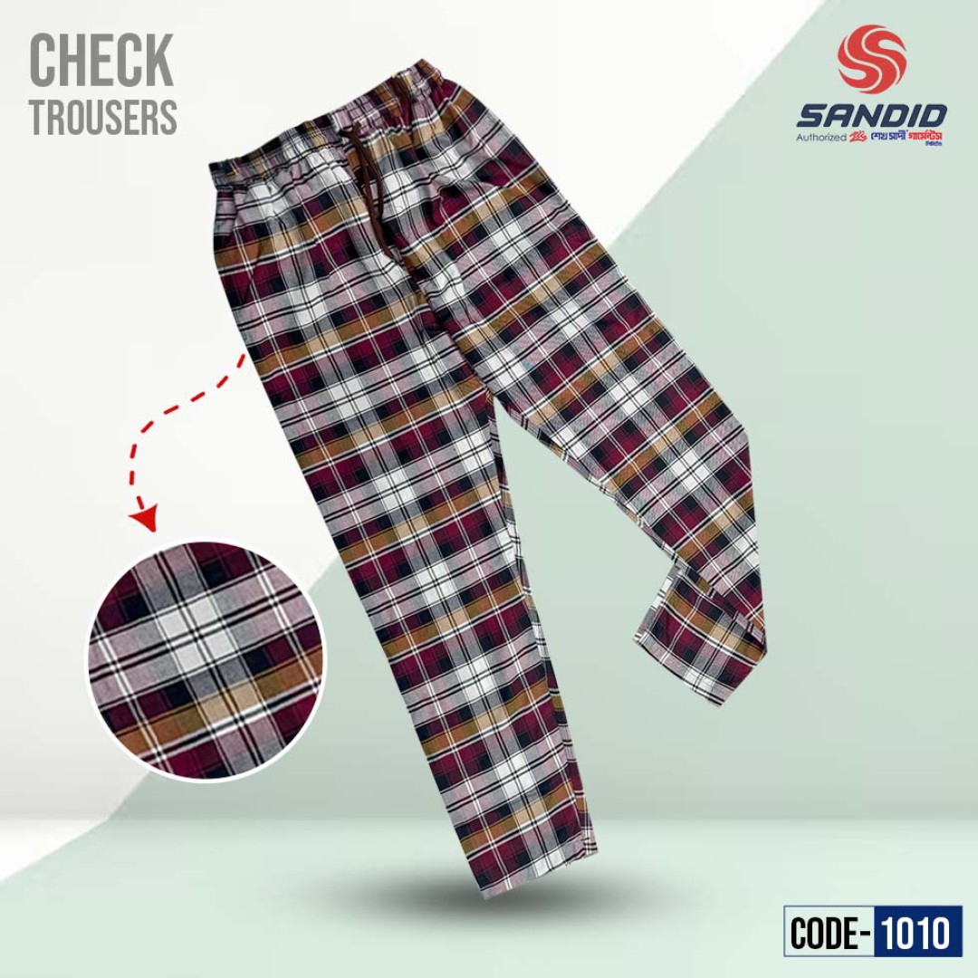 Men's CheckTrousers