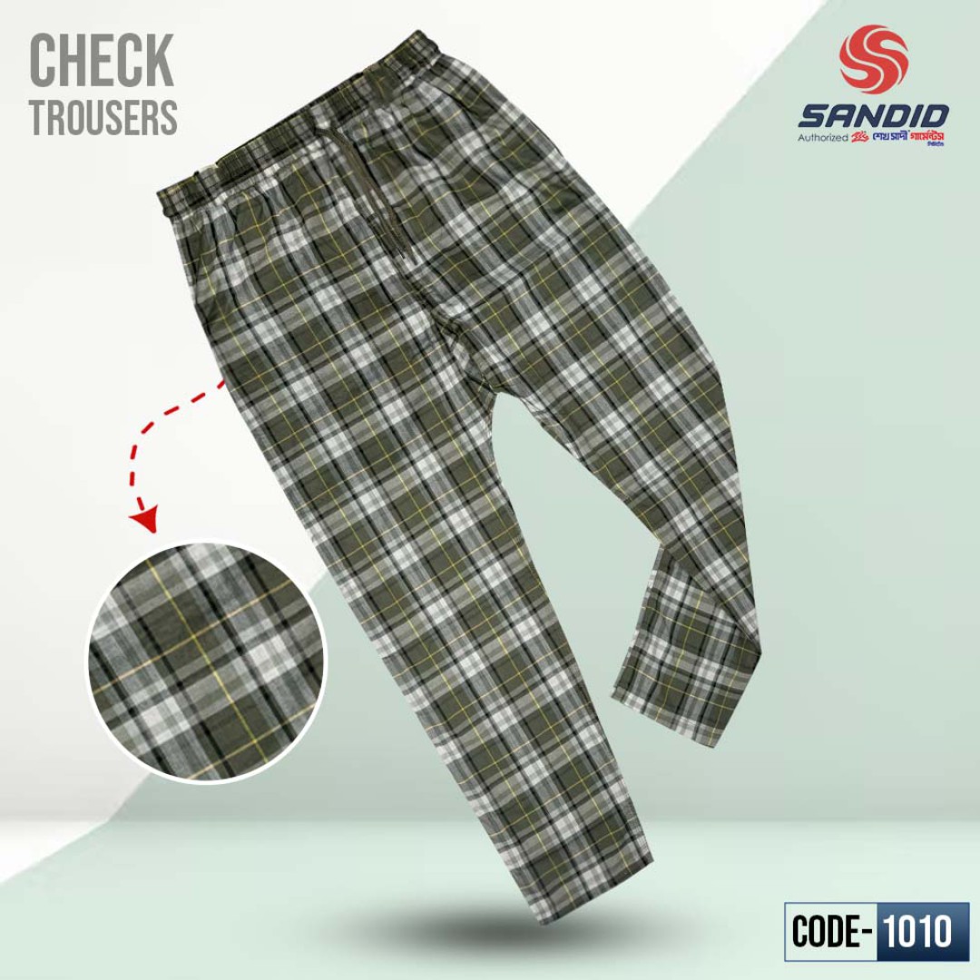 Men's CheckTrousers