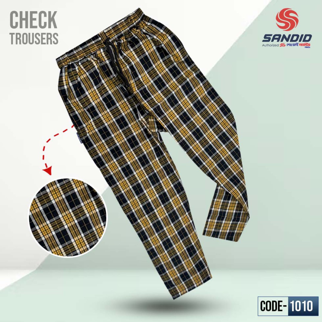 Men's CheckTrousers