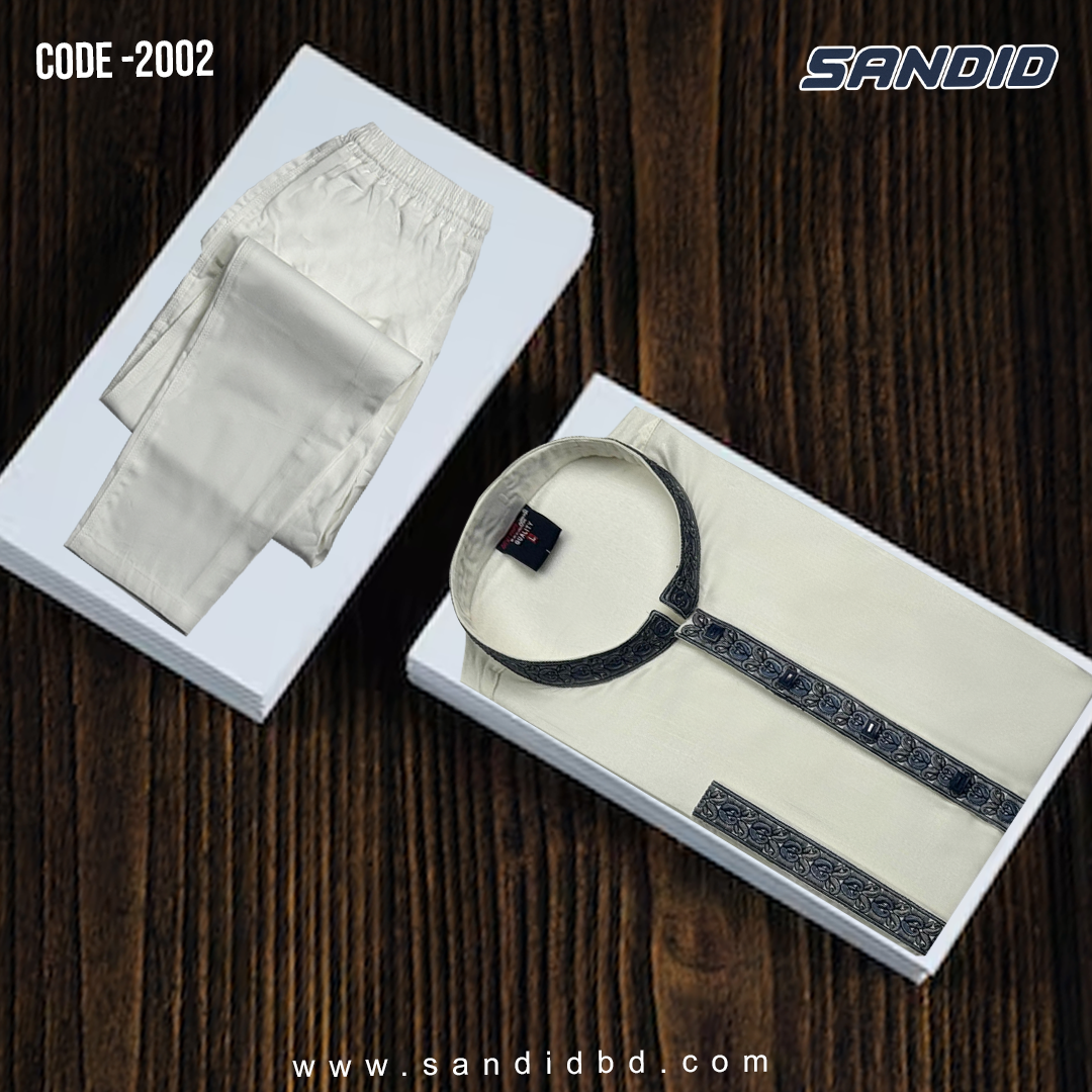 premium quality Embroidery panjabi And Pajama Combo